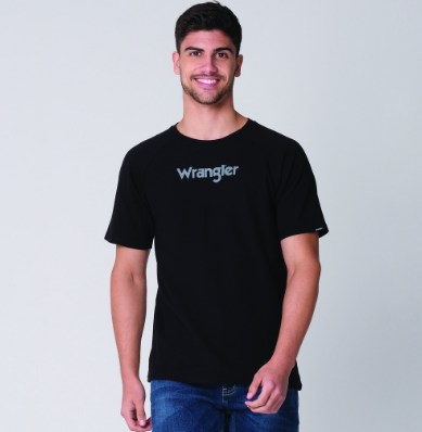Wrangler Men's Chest Logo T-Shirt Black
