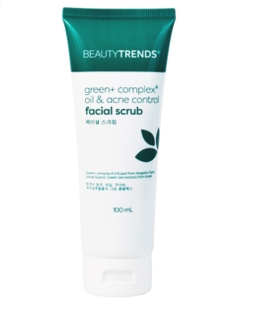 BEAUTYTRENDS Green+ Complex Oil & Acne Control Facial Scrub 100ML