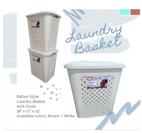 Uniplus Rattan Weaved Laundry Basket
