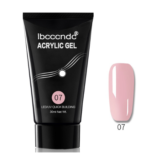 IBCCCNDC 9 Colors Nail Polish Gel Poly Quick Extension Art 30ML