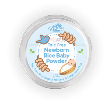 Tiny Buds Baby Naturals Newborn Rice Baby Powder with Puff