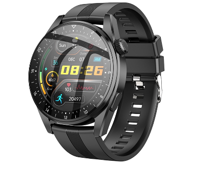 Hoco 100% Original Y9 Smart Watch (Call Version) Unisex Full Touch Screen Sport Fitness Ip68 Waterproof Bluetooth 4.0 For Android And
