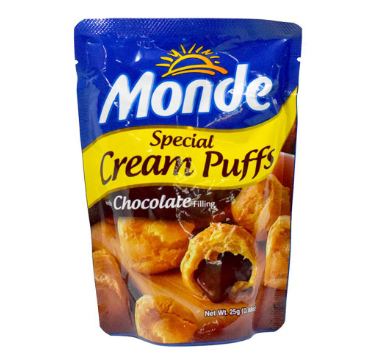Monde Special Cream Puffs With Chocolate Filling 25g