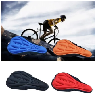 Bicycle Equipment Accessories Bicycle Cushion Cover Silicone Mountain Bike Seat Cover Riding 3D Cushion Cover Seat Cover