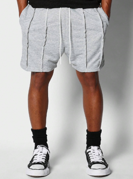 SUMWON Drop Crotch Short With Exposed Seam
