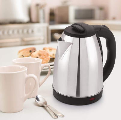Home Zania Wireless Electric Kettle 1.8L Stainless Steel