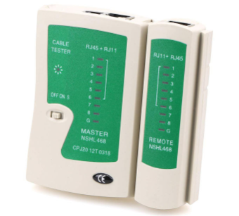 Ampcon Network Cable Tester RJ45 Ethernet Cable Tester Lan Test Tool For CAT5 CAT6 CAT7 8P 6P LAN Cable And RJ11 Telephone