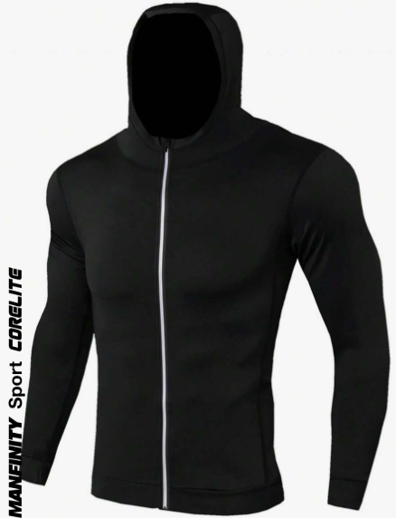 Manfinity Sport Corelite Men Zip Up Hooded Sports Jacket