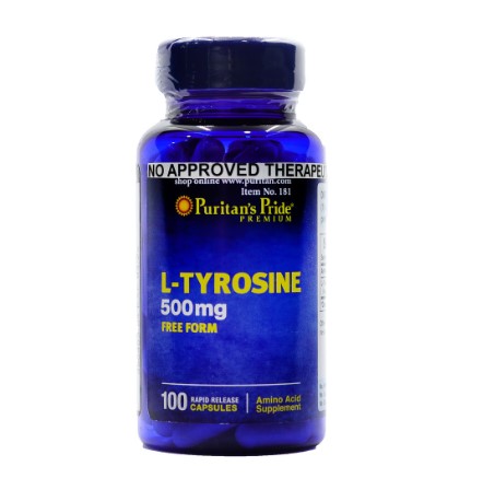 Puritans Pride L-Tyrosine 500MG 100 Capsules