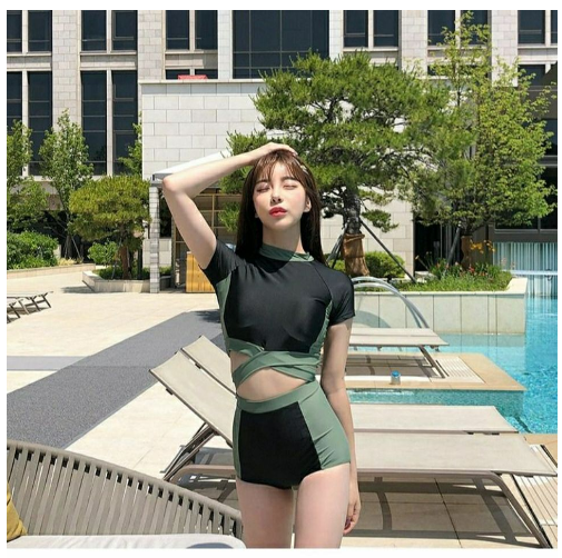 Beautiful! Cross Strap Split Swimsuit Mei Super Thin Korean Sexy Back Super Eoncentrated Effect Super Sexy Two Piece Set Mei Swimming Spa
