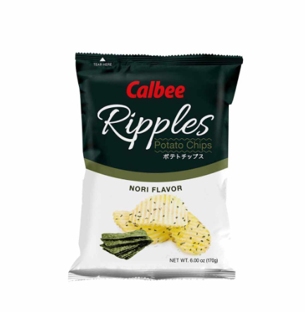 Calbee Ripples Potato Chips Nori 170g