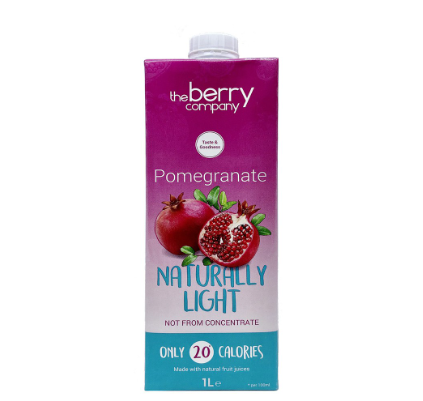 The Berry  Company Naturally Light Pomegranate 1L