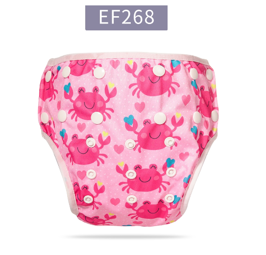 HappyFlute New Print Breathable Mesh Fabric Adjustable Pool Pant Swimming Pool Diaper Cover Reusable Washable Summer Baby c3