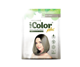 ICOLOR Plus Shampoo Hair Color Creme Ash Gray 40ML