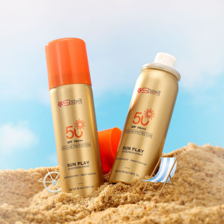Shawill Sunscreen Spray All Day Light Spf50 Pa+++ Face/Body Brilliant Sunblock Mist for Skin Care