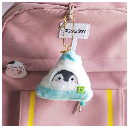 Koi Penguin Plush Doll Small Pendant Bag Pendant Charm Doll Keychain Toy Doll F16