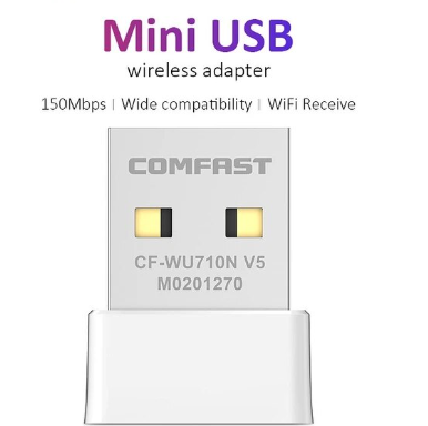 Comfast USB Mini Wi-Fi Adapter Free Drive 150mbps Wireless Network Card 802.11n Receiver Dongle For Windows Cf-Wu710nv5