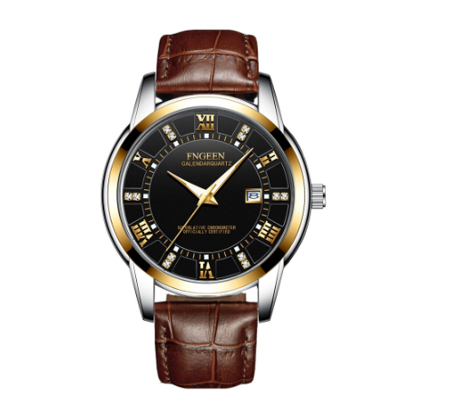 Binbond Original Luxury Watch Men's Calendar Fashion Casual Fashion Business Ultra-Thin Waterproof Men's Watch M4