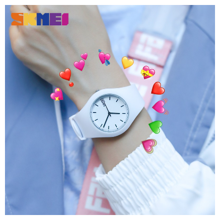 Skmei 9068 Women Fashion Casual Quartz Watch WHITE