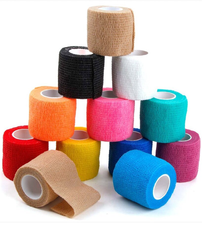 Self-adhesive Bandage Nonwovens Tattoo Handle with Elastic Movement Multi-function