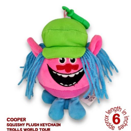 KC0415 Key Clips Rings Hanging Plushies Bag Charm Stuffed Toys KC34