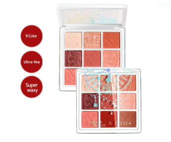 ZEESEA Alice Kingdom Of Fantasy Eyeshadow Palette Glitter 9 Colors Highly Pigmented