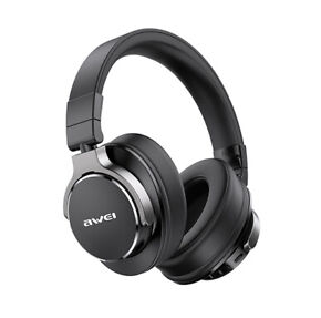 Awei A710BL Headphones Over Ear Noise Cancelling Bluetooth Headphone Handsfree Wireless HiFi Headset