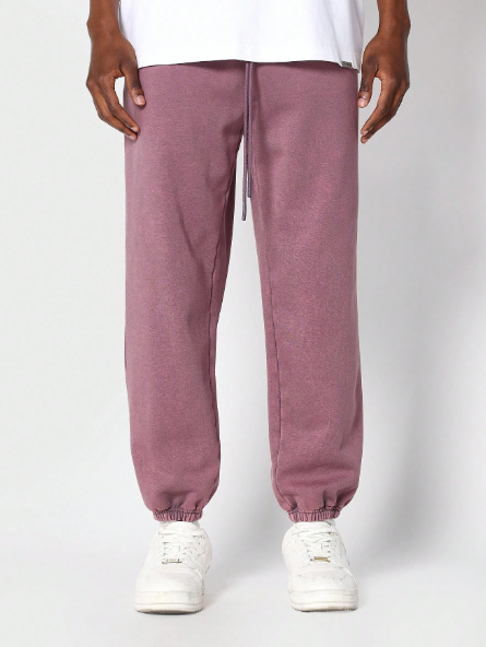 SUMWON Regular Fit Premium Washed Essential 90's Jogger