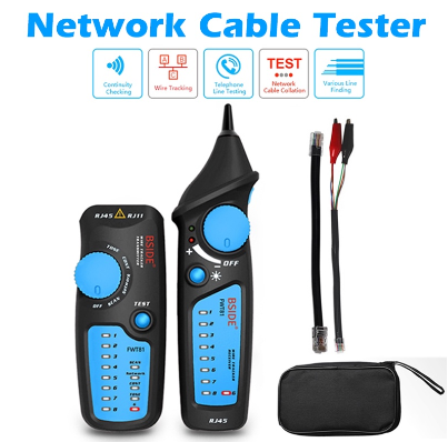 BSIDE Network Cable Tester RJ11 RJ45 Line Finder Telephone Wire Tracker Ethernet LAN Tester Detector