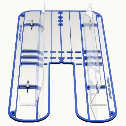 1pc Golf Putting Practice Mirror, Putting Alignment Mirror For Swing Detection, PVC Plate, Durable And Exquisite Design, Golf Putting Posture Correction Mirror