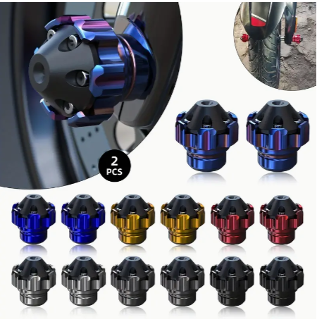 2pcs CNC Aluminum Alloy Motorcycle Fork Cup Anti-fall Ball Shock-absorbing Decoration Anti-collision Cup Anti-slip Module Modified Parts