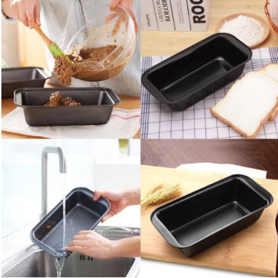Rectangle shape non-stick loaf pan toast bread cake