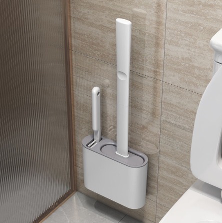 Toilet Brush Household Brush No Dead Corner Silicone Storage Hole-Free Cleaning Artifact Is Suitable For Bathroom Toilet Brush.