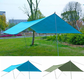 100x145cm Outdoor Canopy Hammock Rain Fly Tent Camping Waterproof UV Protection