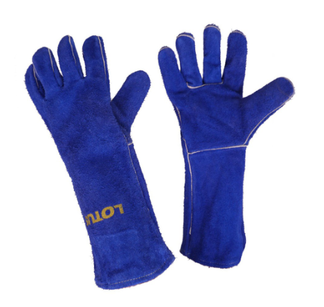 Lotus Welding Gloves (BLUE) 16" LWG216 - Protective Equipment