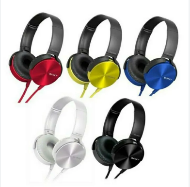 Meet XB-450 Extra Bass Headset Stereo HeadPhones With Mic