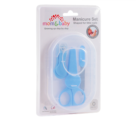 Mom & Baby 3-Piece Manicure Set Blue