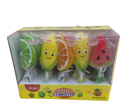 Coco Fruit  Ethnicity Lollipop  30pcs