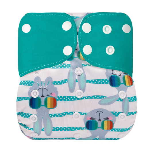 Ready Stocks Waterproof Reusable Digital Printed One Size Pocket Cloth Diaper CD10