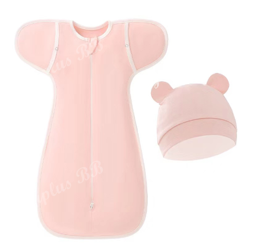 Muslim Swaddle Blanket Hat Set Swaddle Bedding Wrap Blanket Baby Swaddling Newborn Baby Swaddle D18