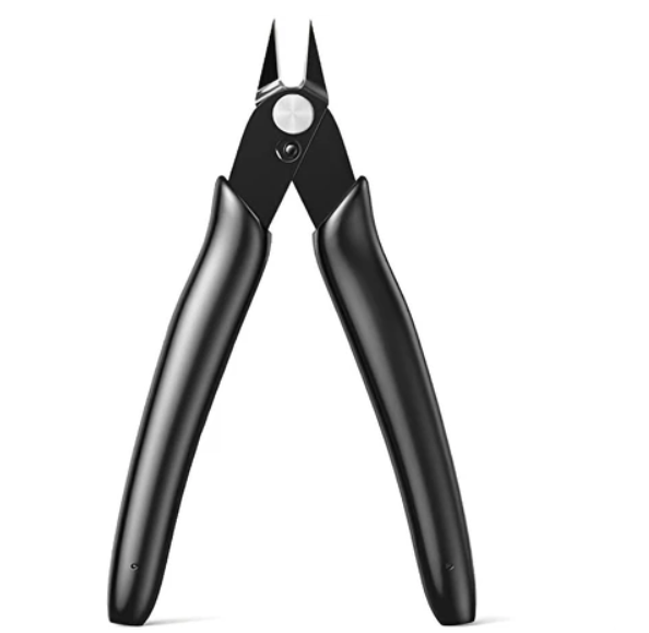 Wire Cutters Zip Tie Cutters Micro Flush Cutter 1PCS 5 Inch/12.5cm Precision Wire Clippers Hobby Snips Small Side Cutting Pliers