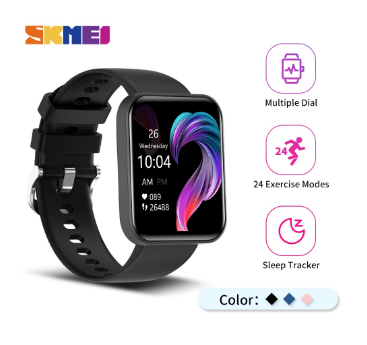 SKMEI New Smart Watch Heart Rate Blood Oxygen Sleep Health Monitoring Waterproof Sports Mode Sports
