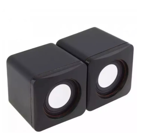 Allan Mini Portable Speaker for Computer / Laptop 6W USB 2.0 Soundbox with 3.5mm Stereo Jack and USB