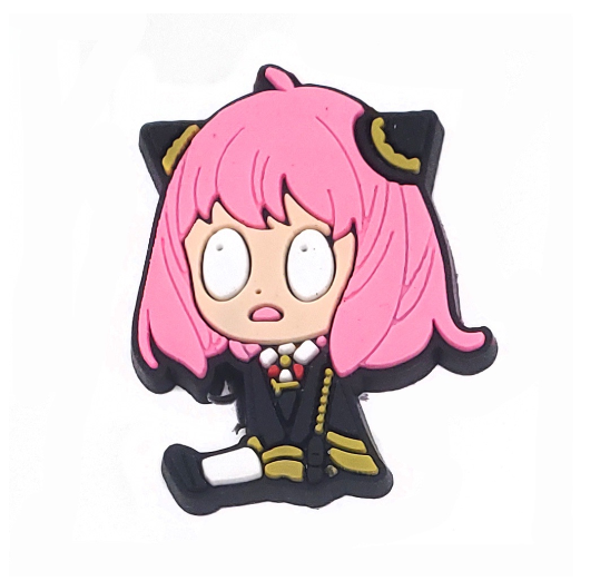 Cute Spy Family Jibitz for Croc Pin Anya Yor Forger Jibbits Charm Anime Jibits Crocks Men Shoe Charms Shoes Accessories Decoration G12