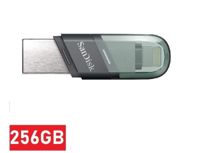 Sandisk SDIX90N 256GB iXpand OTG Flip USB 3.0 Black