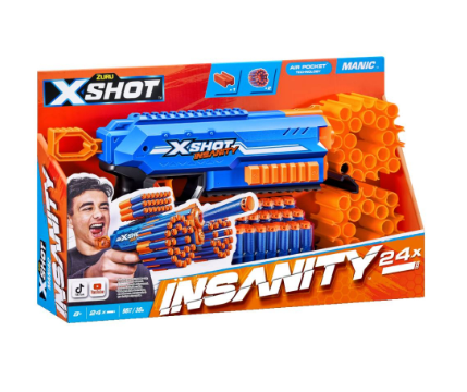 X-SHOT Insanity Manic Dart Blaster