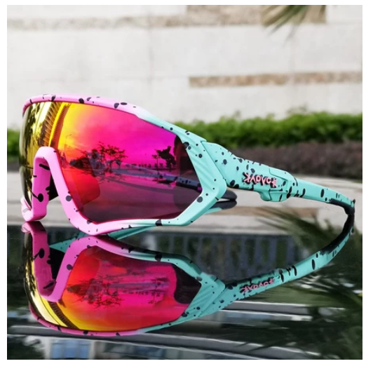 Kapvoe Cycling Glasses Outdoor Sports Shade Goggles UV400 Bicycle Bike Sunglasses Fashion Polarized Glasses KG4