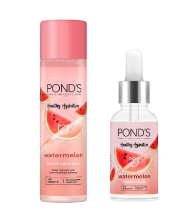 Pond's Healthy Hydration Watermelon Toner 110ml & Serum 30g (Promo Bundle)