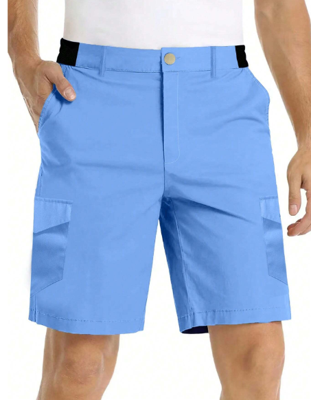 Manfinity Sport Corelite Men's Color-Block Utility Sports Shorts Jogger Shorts