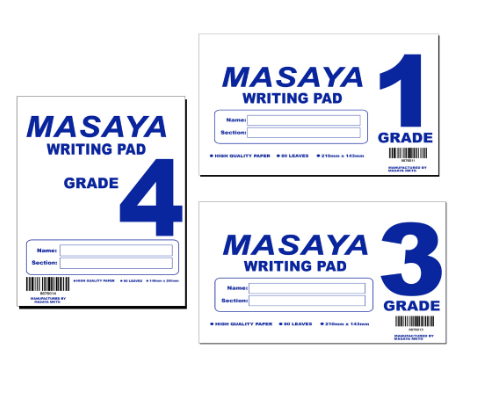 Masaya pad paper Grade 1,3,2,4 - 10pads